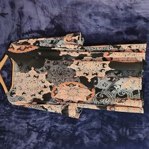 3/4 length ruffle sleeved dress